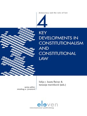 cover image of Key Developments in Constitutionalism and Constitutional Law